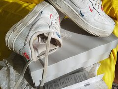 Nike Air Force One 36 piele albi in cutia lor